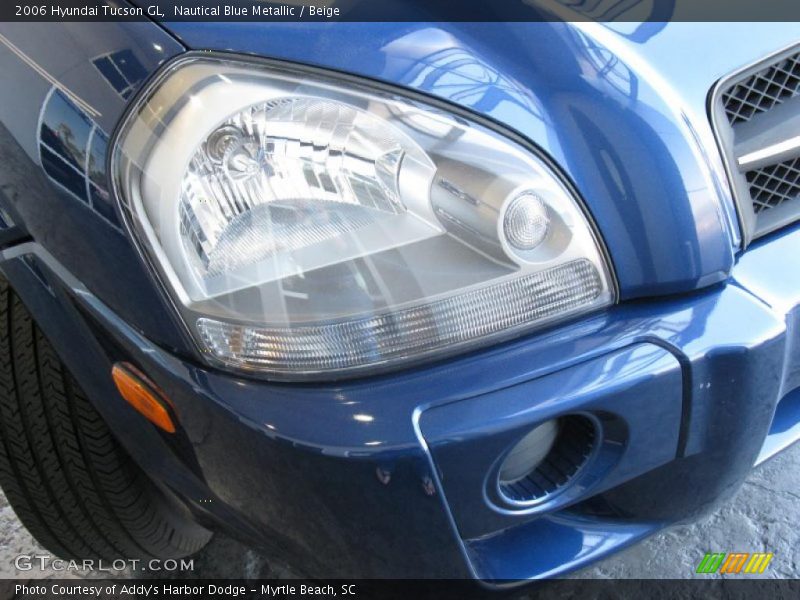 Nautical Blue Metallic / Beige 2006 Hyundai Tucson GL