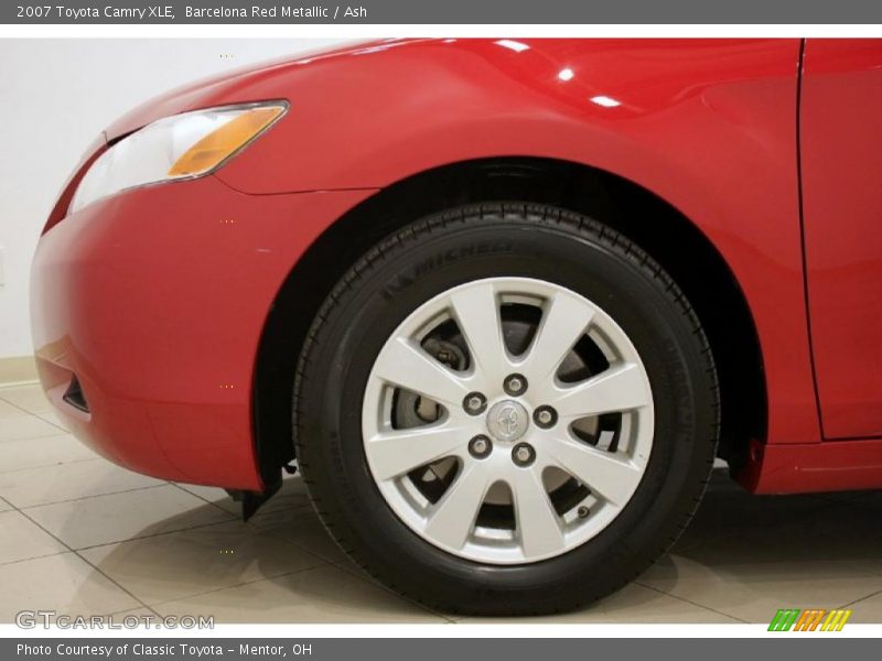Barcelona Red Metallic / Ash 2007 Toyota Camry XLE