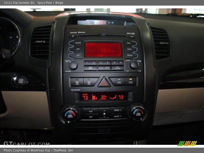Spicy Red / Beige 2011 Kia Sorento EX