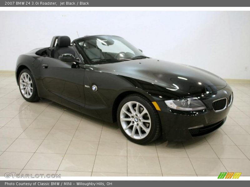 Jet Black / Black 2007 BMW Z4 3.0i Roadster