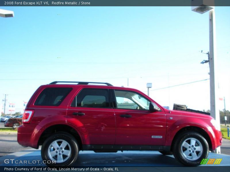 Redfire Metallic / Stone 2008 Ford Escape XLT V6