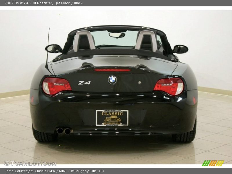 Jet Black / Black 2007 BMW Z4 3.0i Roadster