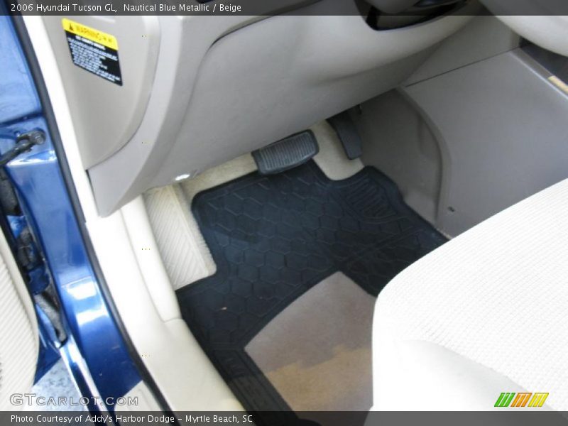 Nautical Blue Metallic / Beige 2006 Hyundai Tucson GL