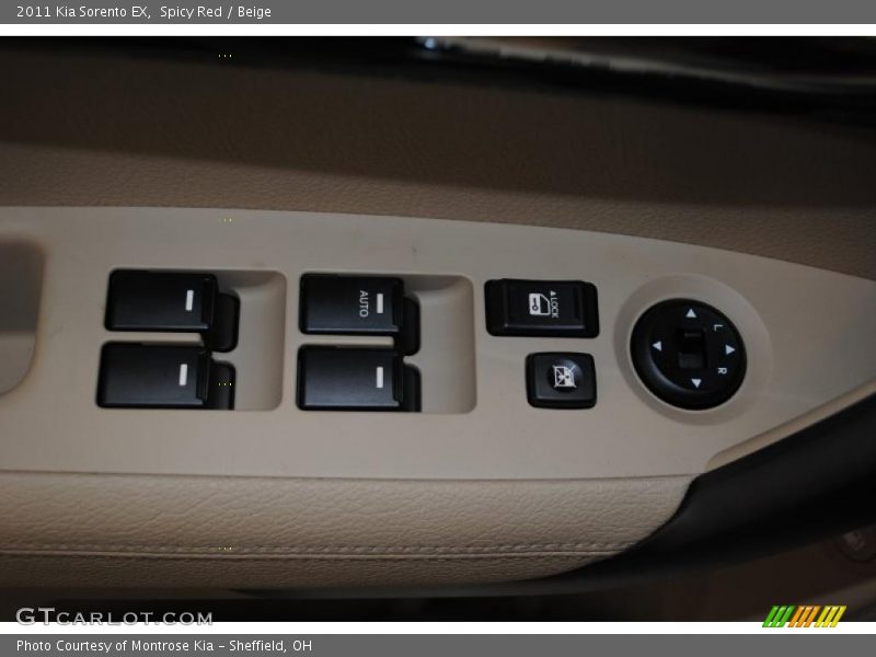 Spicy Red / Beige 2011 Kia Sorento EX