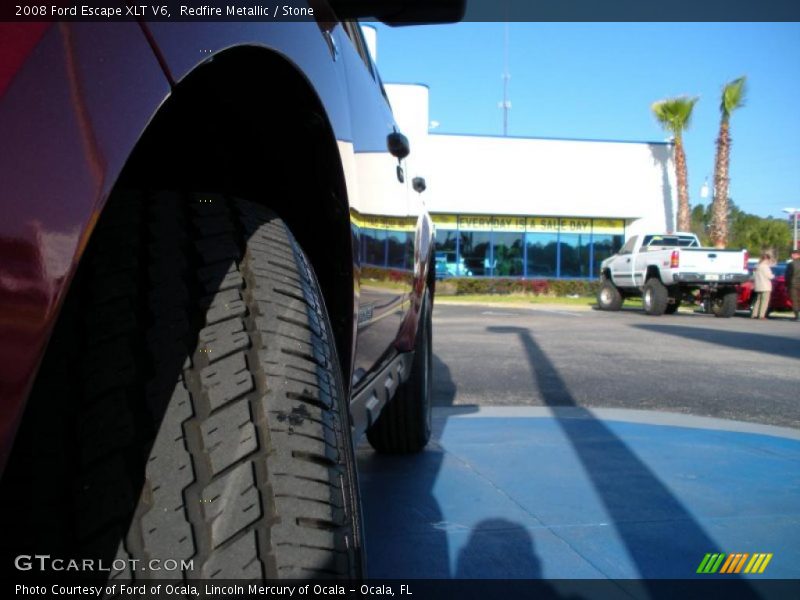 Redfire Metallic / Stone 2008 Ford Escape XLT V6