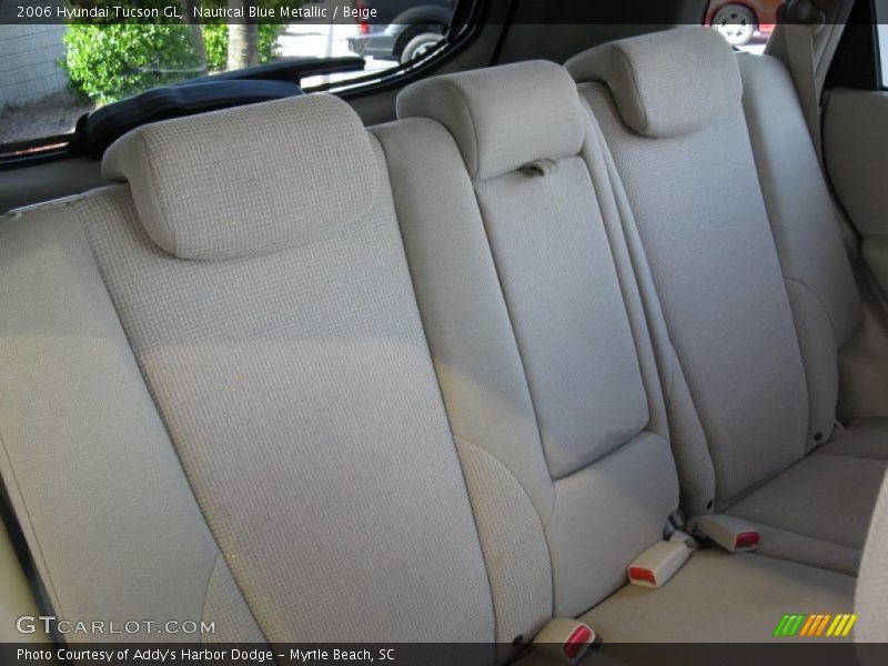 Nautical Blue Metallic / Beige 2006 Hyundai Tucson GL