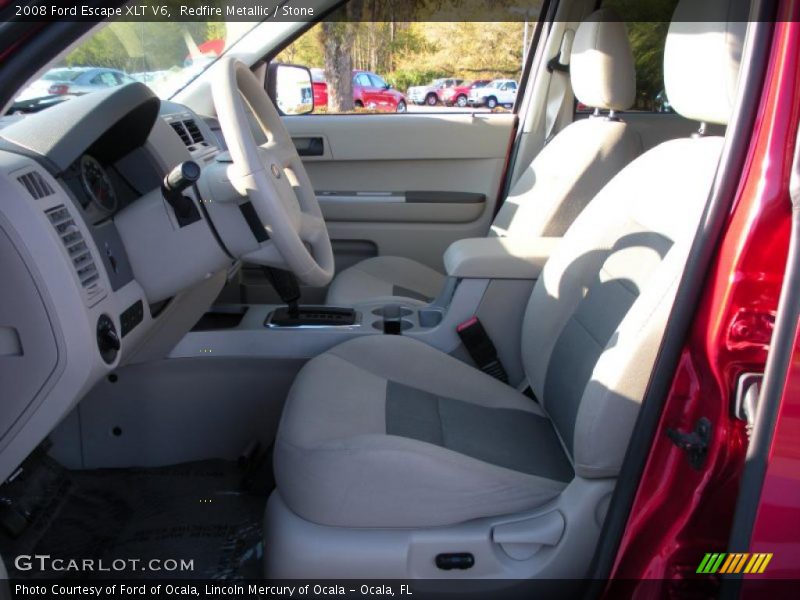 Redfire Metallic / Stone 2008 Ford Escape XLT V6