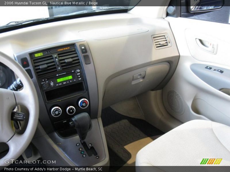 Nautical Blue Metallic / Beige 2006 Hyundai Tucson GL