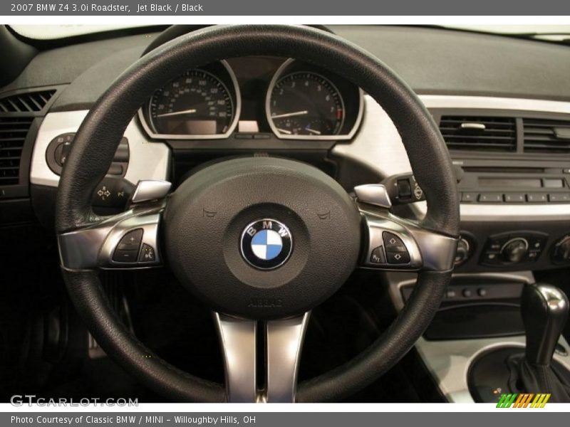 Jet Black / Black 2007 BMW Z4 3.0i Roadster