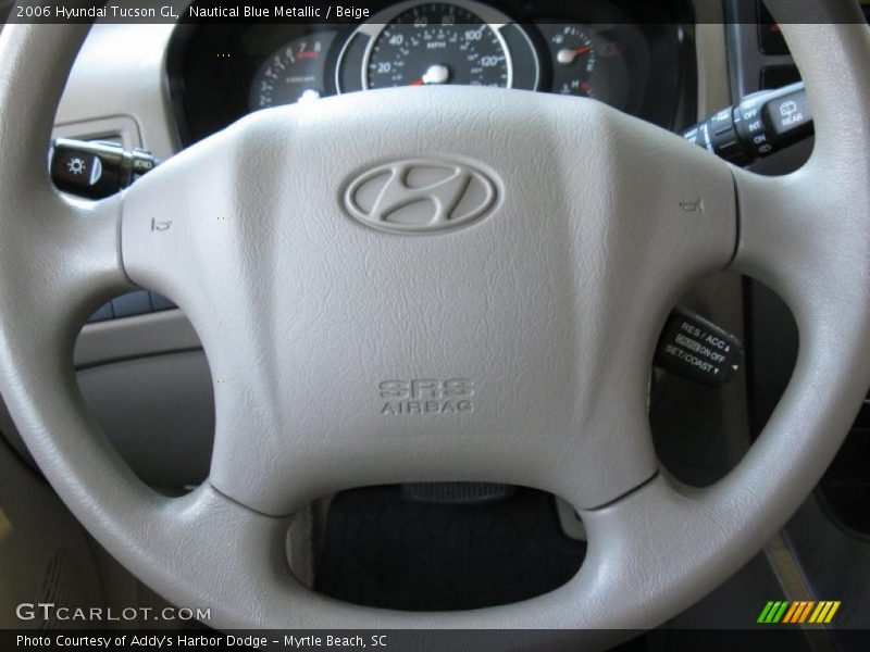Nautical Blue Metallic / Beige 2006 Hyundai Tucson GL