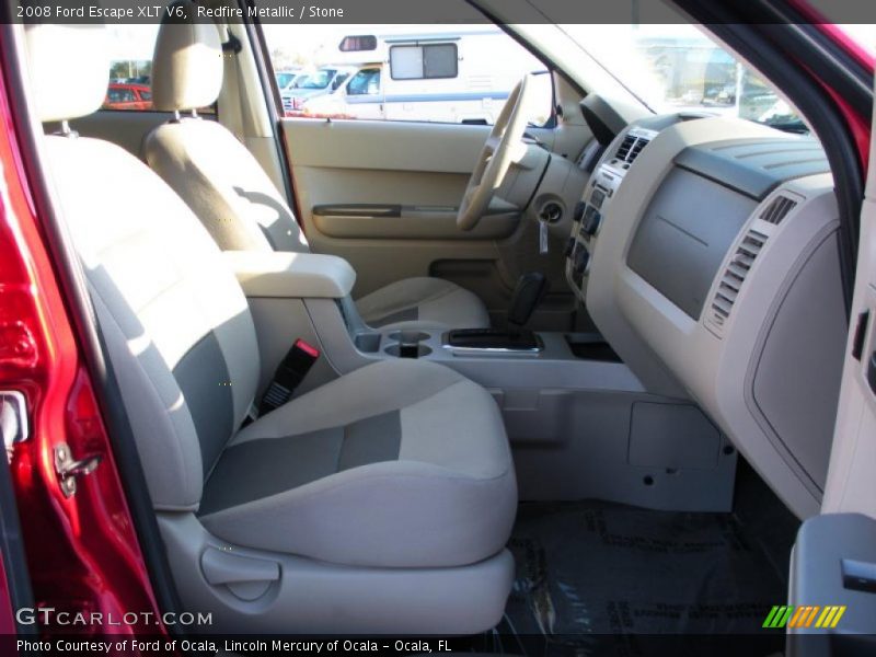 Redfire Metallic / Stone 2008 Ford Escape XLT V6