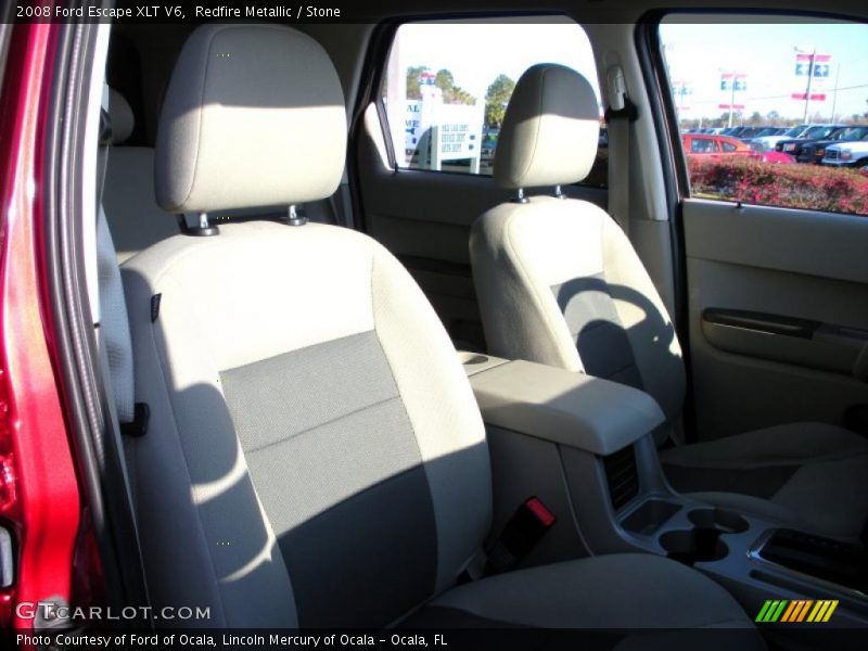 Redfire Metallic / Stone 2008 Ford Escape XLT V6