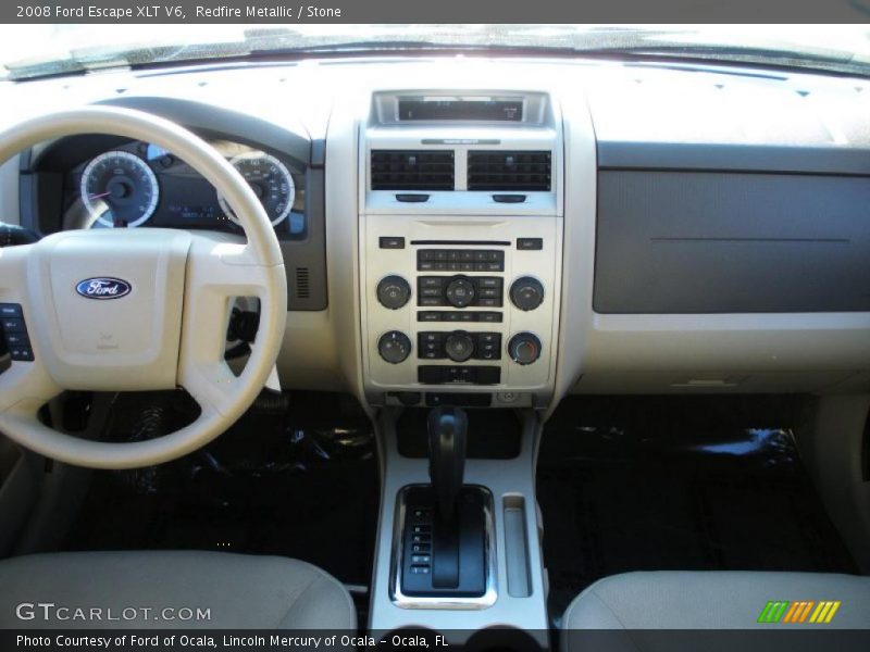 Redfire Metallic / Stone 2008 Ford Escape XLT V6