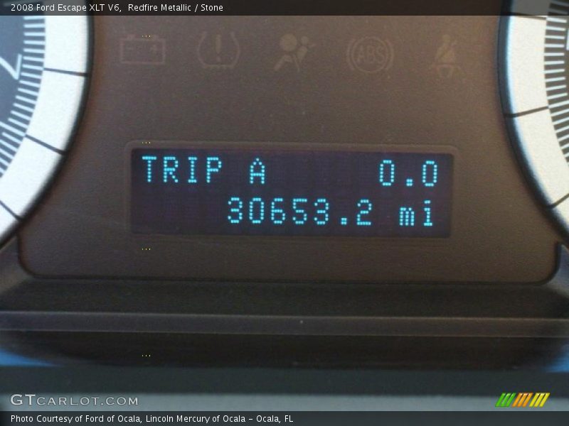 Redfire Metallic / Stone 2008 Ford Escape XLT V6