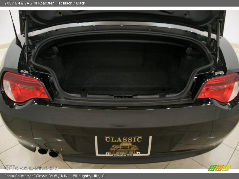 Jet Black / Black 2007 BMW Z4 3.0i Roadster