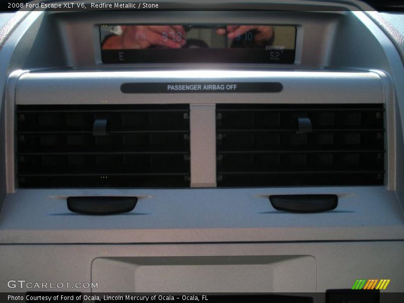 Redfire Metallic / Stone 2008 Ford Escape XLT V6