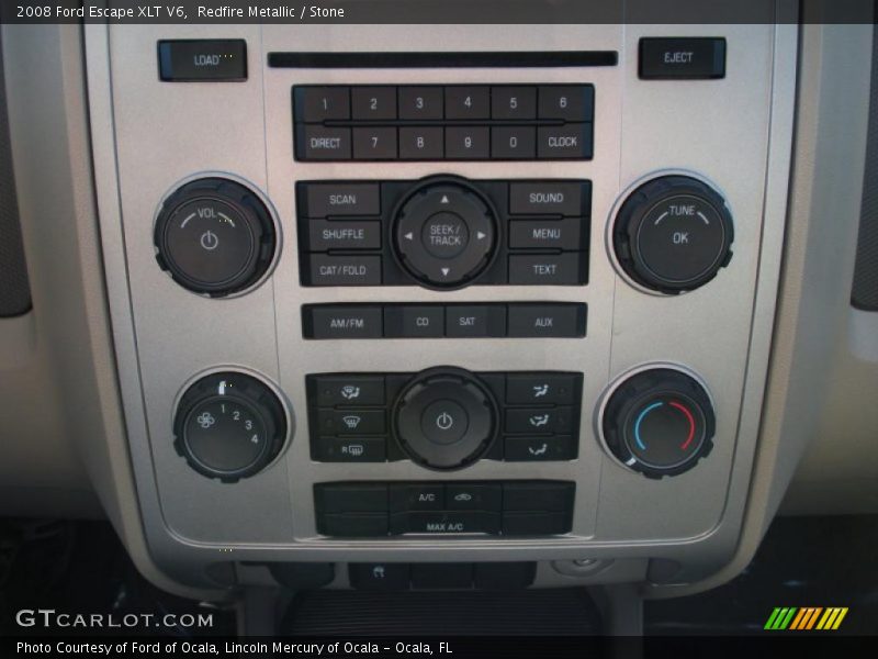 Redfire Metallic / Stone 2008 Ford Escape XLT V6