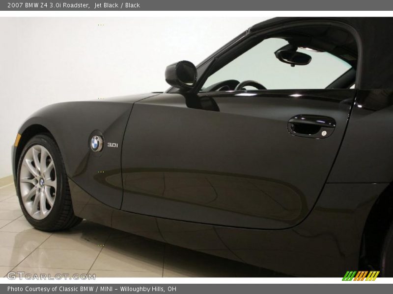 Jet Black / Black 2007 BMW Z4 3.0i Roadster