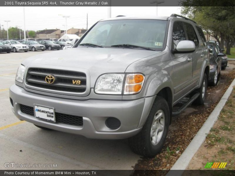 Thunder Gray Metallic / Oak 2001 Toyota Sequoia SR5 4x4