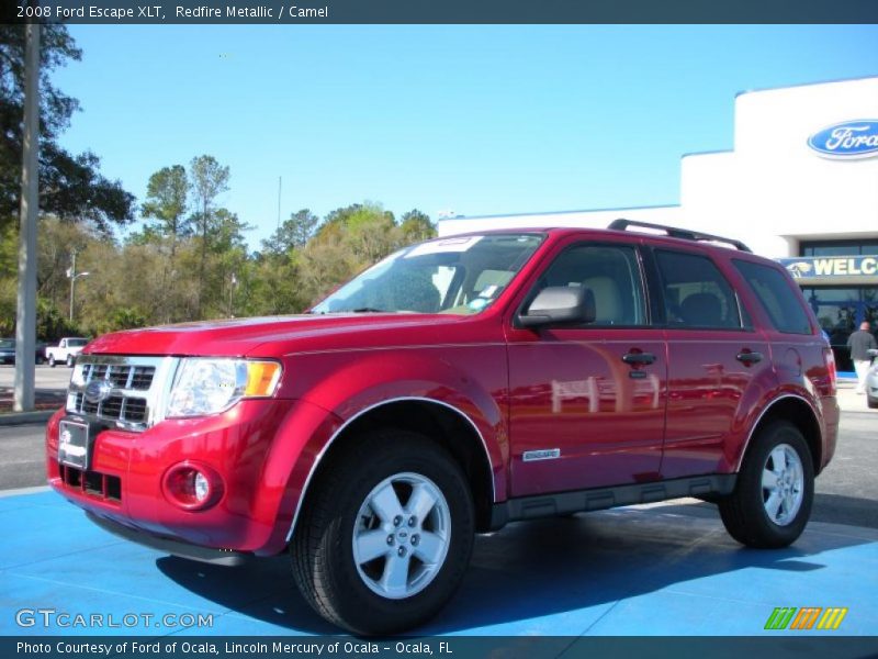 Redfire Metallic / Camel 2008 Ford Escape XLT