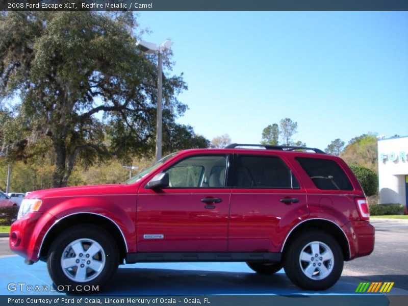 Redfire Metallic / Camel 2008 Ford Escape XLT