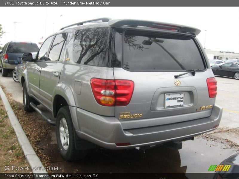 Thunder Gray Metallic / Oak 2001 Toyota Sequoia SR5 4x4