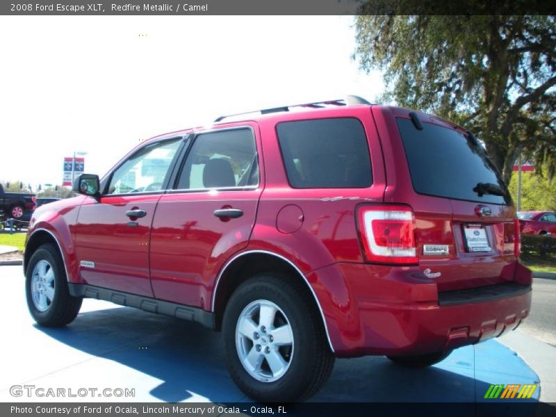 Redfire Metallic / Camel 2008 Ford Escape XLT