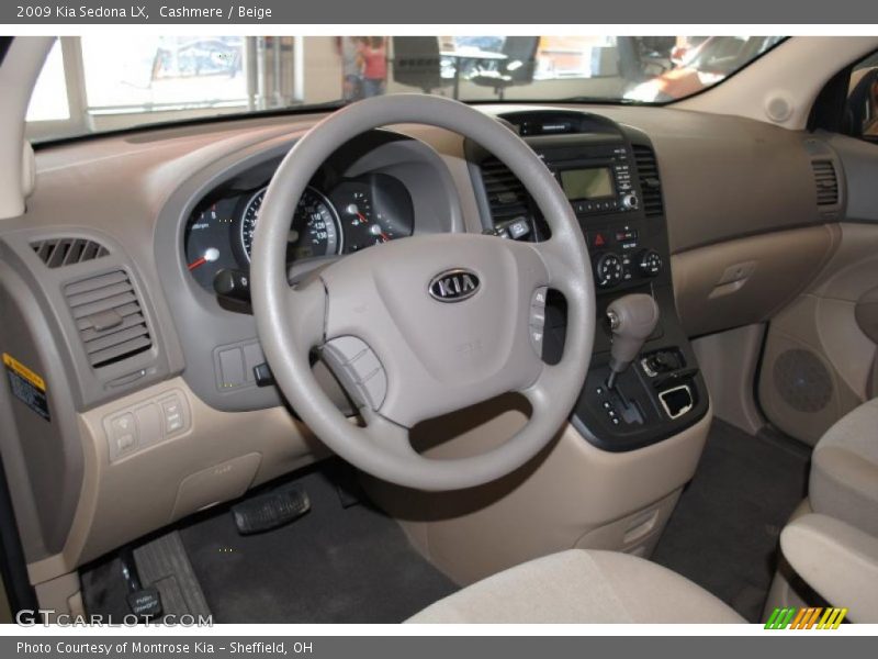 Cashmere / Beige 2009 Kia Sedona LX