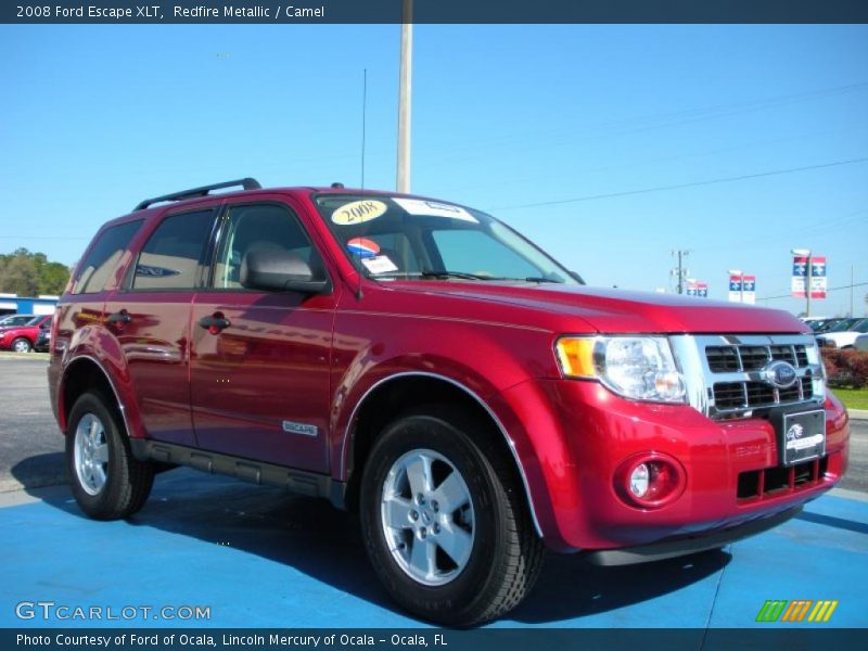 Redfire Metallic / Camel 2008 Ford Escape XLT