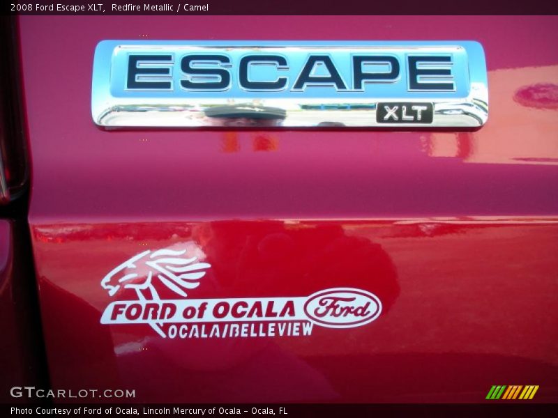 Redfire Metallic / Camel 2008 Ford Escape XLT