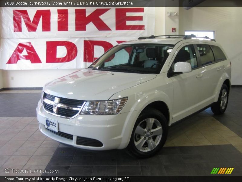 Stone White / Dark Slate Gray/Light Graystone 2009 Dodge Journey SXT