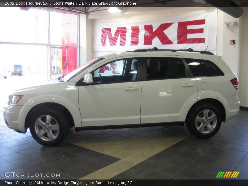 Stone White / Dark Slate Gray/Light Graystone 2009 Dodge Journey SXT