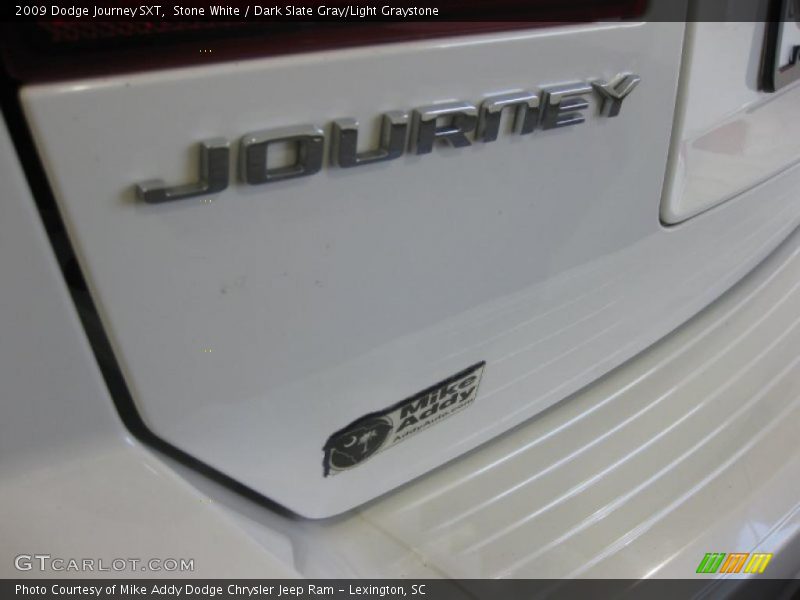 Stone White / Dark Slate Gray/Light Graystone 2009 Dodge Journey SXT
