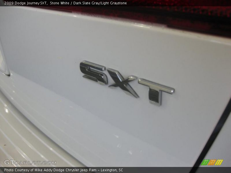 Stone White / Dark Slate Gray/Light Graystone 2009 Dodge Journey SXT