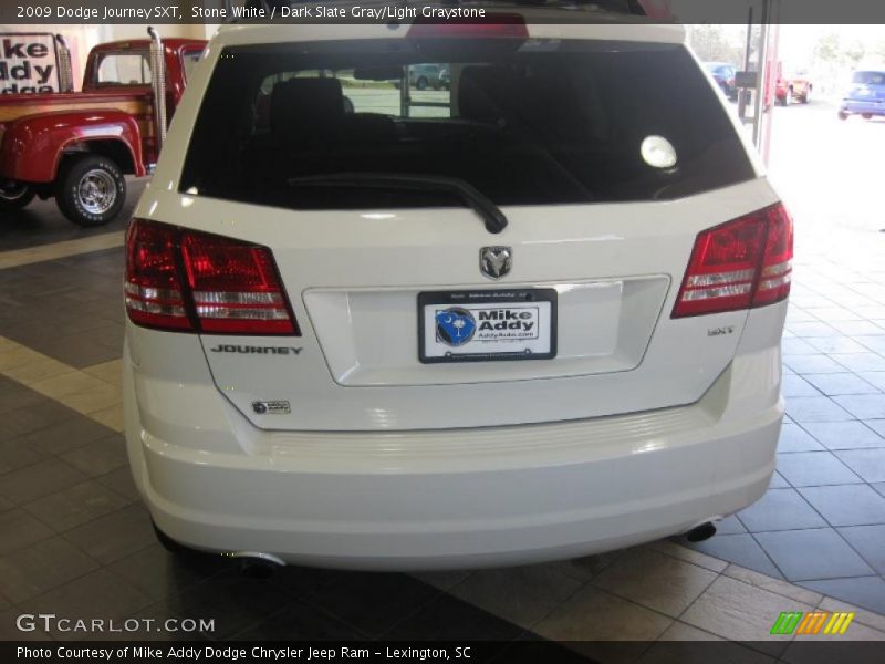 Stone White / Dark Slate Gray/Light Graystone 2009 Dodge Journey SXT