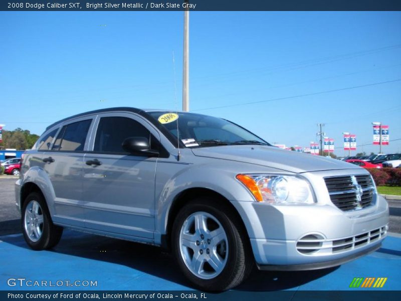 Bright Silver Metallic / Dark Slate Gray 2008 Dodge Caliber SXT