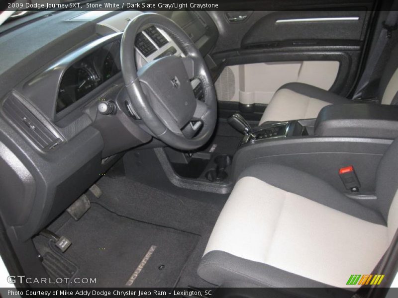 Stone White / Dark Slate Gray/Light Graystone 2009 Dodge Journey SXT