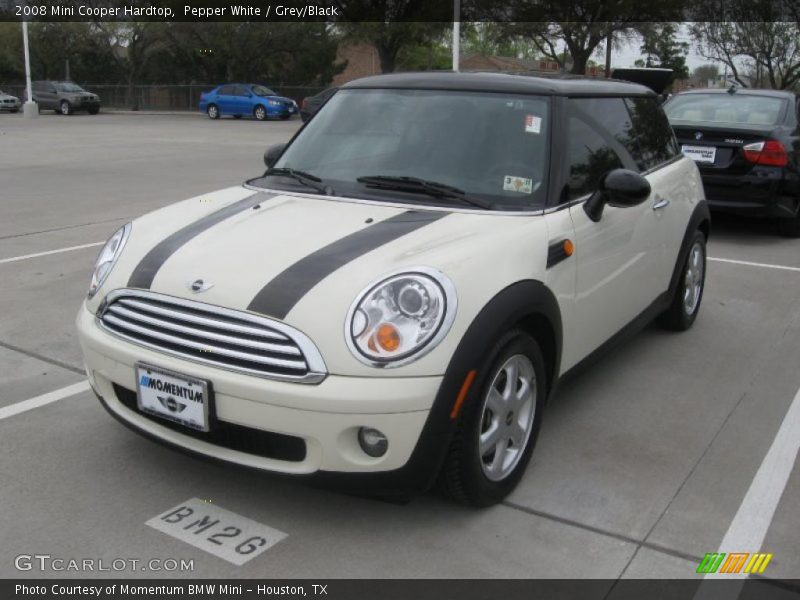 Pepper White / Grey/Black 2008 Mini Cooper Hardtop