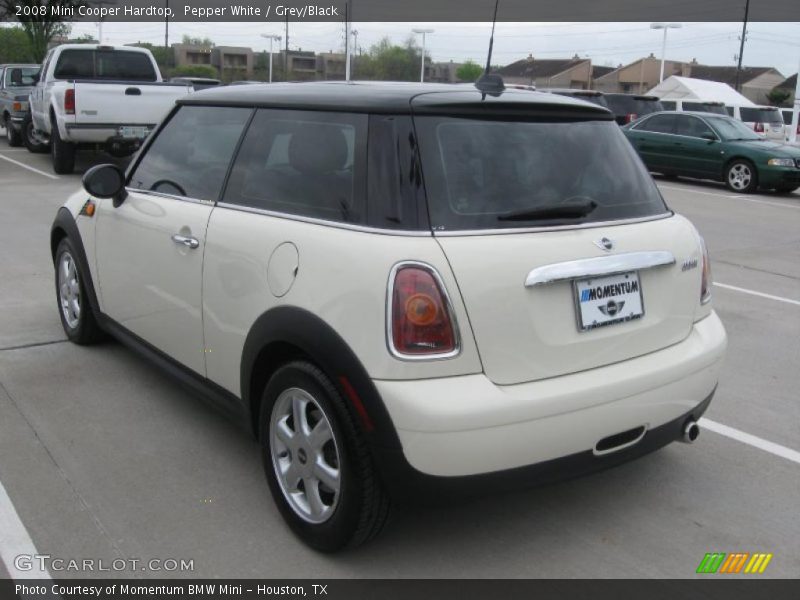 Pepper White / Grey/Black 2008 Mini Cooper Hardtop