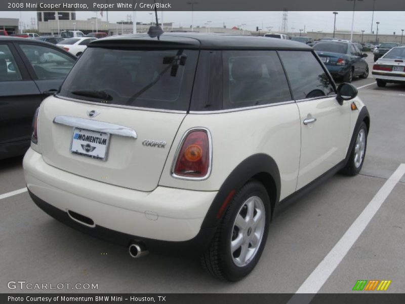 Pepper White / Grey/Black 2008 Mini Cooper Hardtop
