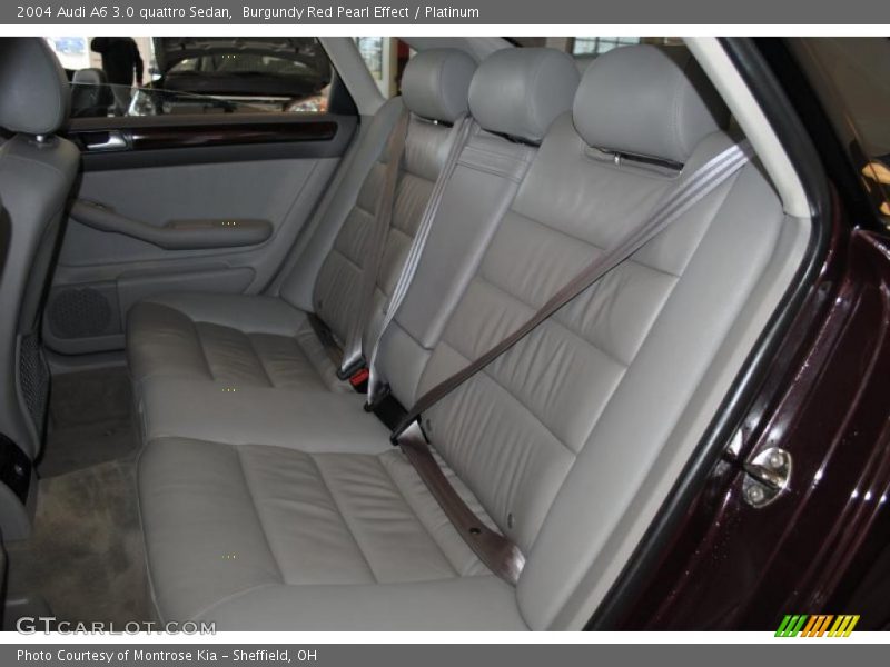 Burgundy Red Pearl Effect / Platinum 2004 Audi A6 3.0 quattro Sedan