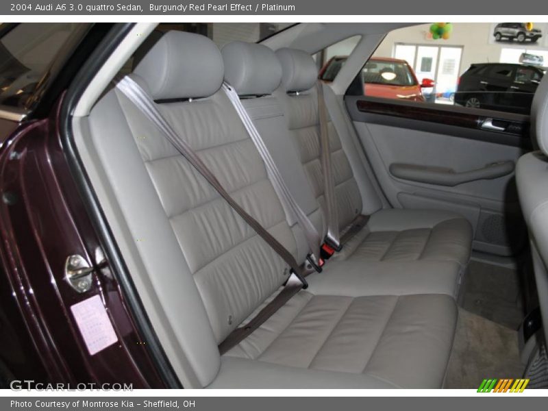 Burgundy Red Pearl Effect / Platinum 2004 Audi A6 3.0 quattro Sedan