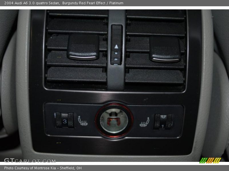 Burgundy Red Pearl Effect / Platinum 2004 Audi A6 3.0 quattro Sedan