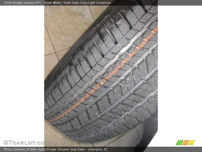 Stone White / Dark Slate Gray/Light Graystone 2009 Dodge Journey SXT