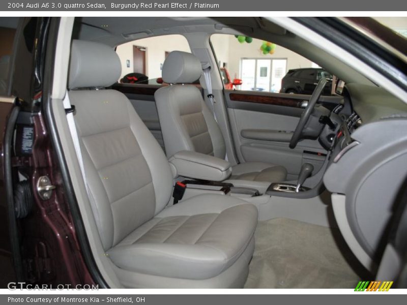 Burgundy Red Pearl Effect / Platinum 2004 Audi A6 3.0 quattro Sedan