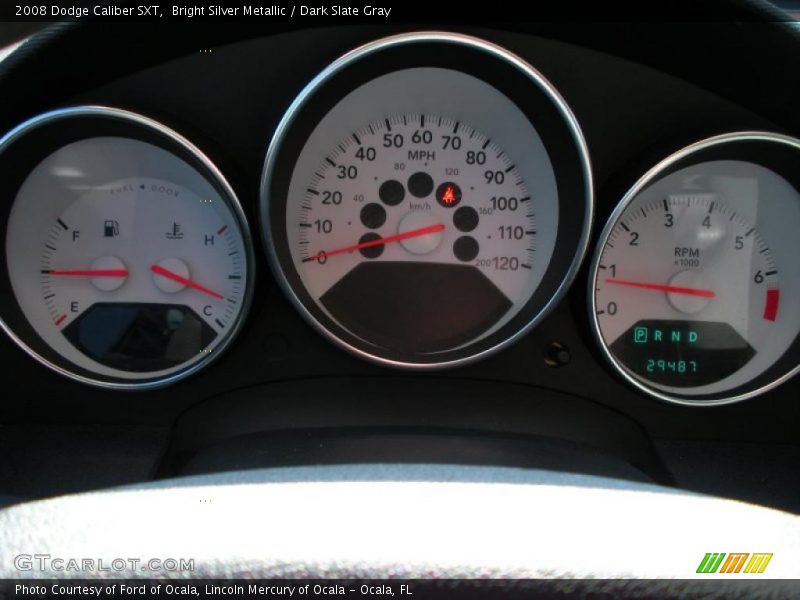 Bright Silver Metallic / Dark Slate Gray 2008 Dodge Caliber SXT