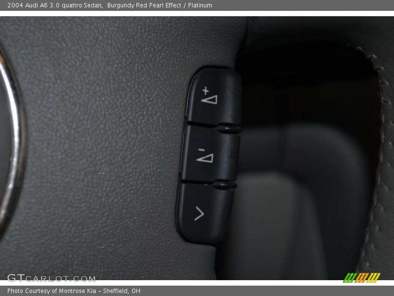 Burgundy Red Pearl Effect / Platinum 2004 Audi A6 3.0 quattro Sedan