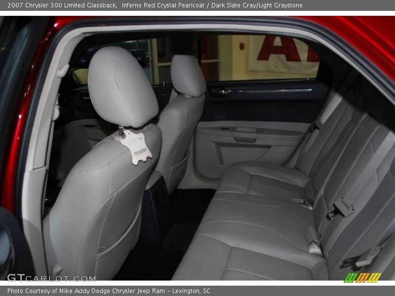 Inferno Red Crystal Pearlcoat / Dark Slate Gray/Light Graystone 2007 Chrysler 300 Limited Glassback