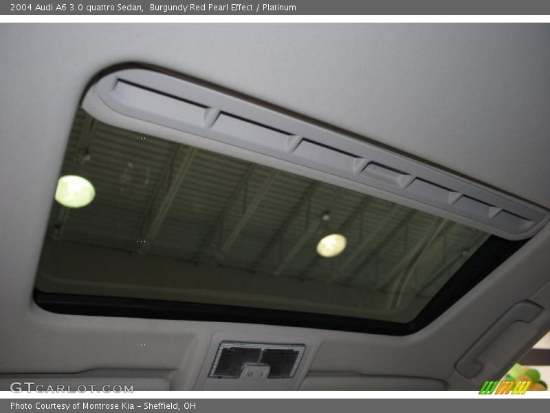 Burgundy Red Pearl Effect / Platinum 2004 Audi A6 3.0 quattro Sedan
