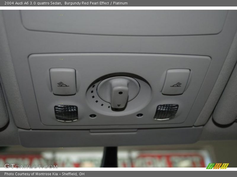 Burgundy Red Pearl Effect / Platinum 2004 Audi A6 3.0 quattro Sedan